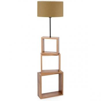 Opviq Holzkörper Stehlampe