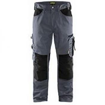 Pantaloni da lavoro Blaklader senza tasche flottanti grigio chiaro/nero taglia 38