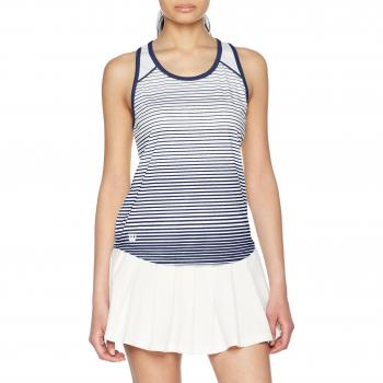 Wilson Canotta sportiva donna W Team Striped Tank poliestere blu bianco M WRA766103