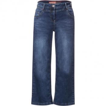 Cecil Neele Wideleg Jeans 7/8 Mid Blue gewaschen 32