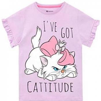 Purple Aristocats Dress-Up Tee for Girls 4-5 Years