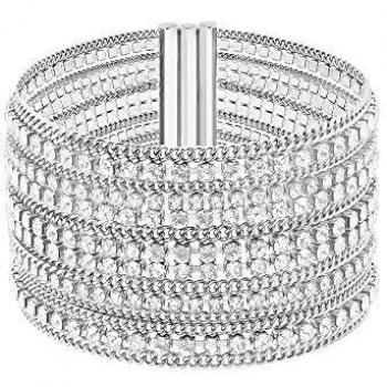 Intreccio di Acciaio Inox Donna con Swarovski 5421826