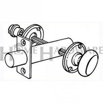 Chrome Plated Thumbturn with Bolt and Release