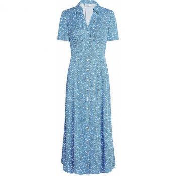 Robe Longue Tommy Hilfiger Bleu 34