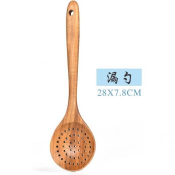 Set van 7 Houten Kookspatels