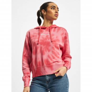 Cropped Hoodie im Batik-Look mit Champion-Branding