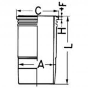 Kolbenschmidt Engine Cylinder Sleeve 89858110