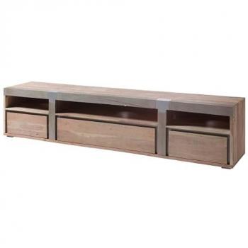 TV-Board Akazie 250x48x55 beige lackiert Amsterdam