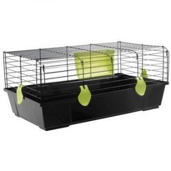 Voltrega Jaula Conejo 520 Negra  80 X 46 X 35 Cm