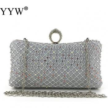 Bolso Nocturno Champagne Dorado