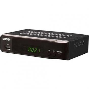 Denver DVBS-207HD HD-SAT-Receiver Front-USB LAN-fähig 1 Tuner