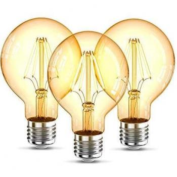 Ampoule rétro à filament G80 I E27 4W