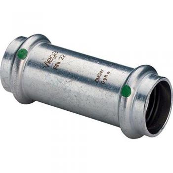 Viega Sanpress Inox Schiebemuffe 42mm, SC-Contur, nichtrostender Stahl