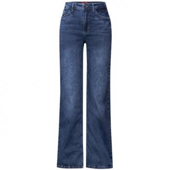STREET ONE Chinos mit Weitenbeinen – Lässiger Look
