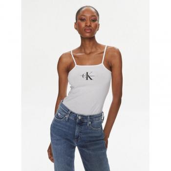 Body con monogramma in bianco