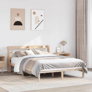 Cadre de Lit en Bois de Pin 120x190 cm