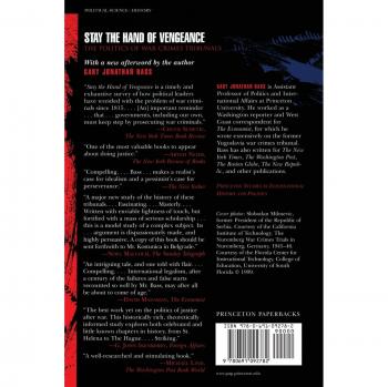 Stay the Hand of Vengeance: The Politics of War Crimes Tribunals