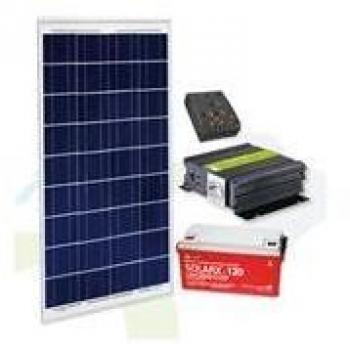 Solarkraft‑Pack 6001: 120 W Panel, 500 W Wechselrichter & 12 V/120 Ah AGM‑Batterie inklusive Kabel