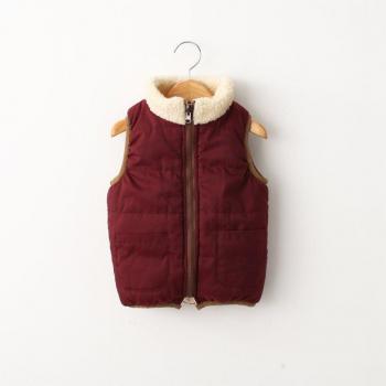 Chaleco de Invierno para Niñas con Dos Lados