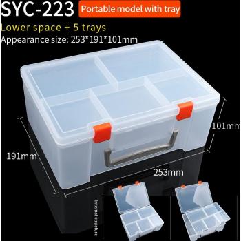 Caja LUXIANZI con Mango y Aislamiento Anti‑Polvo