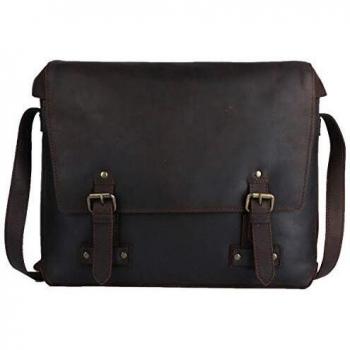 Brown Memphis Leather Messenger – Ashwood Edition