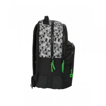 Bolsas y mochilas Mochilas Safta Mochila Doble Minecraft Negro