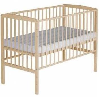 Lit cododo Micky Plus 60x120 cm en bois naturel