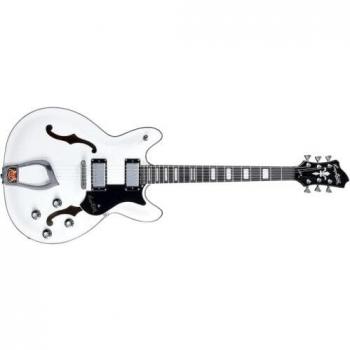 Hagstrom Viking guitar white. White