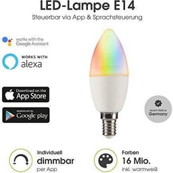 XLayer Glühbirne Smart Echo E14 4.5W 350lm Warm