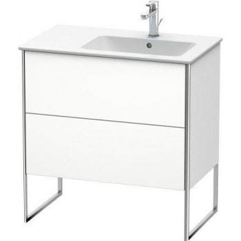 Duravit XSquare Waschtisch-Unterschrank mit 2 Auszügen, Leinenfarbe