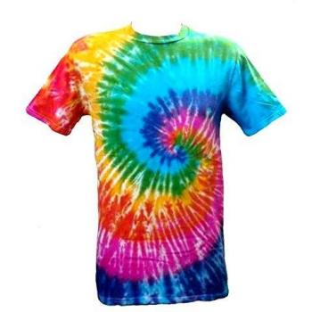 Tie‑Dye Spiral Acid House Herren T-Shirt (2XL)