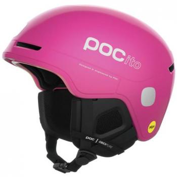 Casco da sci POCito Obex MIPS per bambini, Fluorescent Pink, Taglia XXS (48-52 cm)