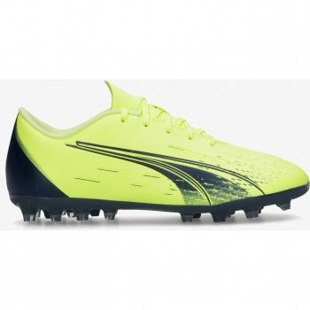 Puma Ultra Play Mg Botas de Fútbol para Niños Color Verde