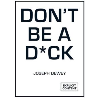 Boxer Gifts Don't Be a D*ck Book