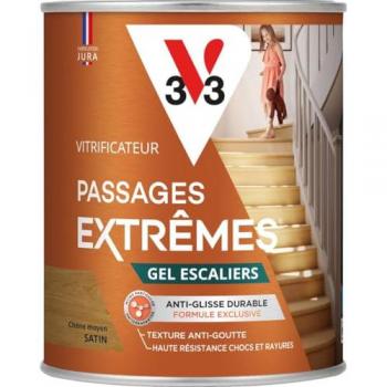 V33 Gel Vitrificateur Escaliers Chêne Moyen 750 ml