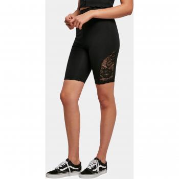 Urban Classics Damen Hochbund Radlerhose mit Spitze