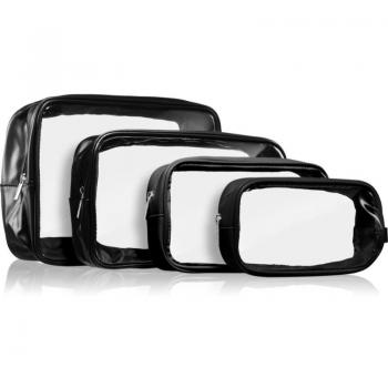 Set de Organizadores Transparentes para Viagem Notino Preto