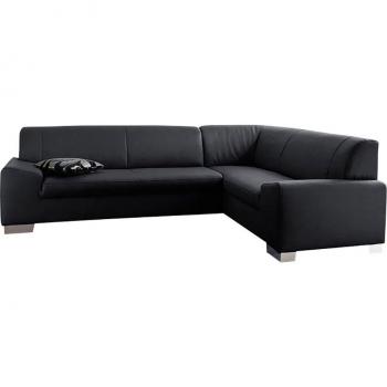 DOMO collection Ecksofa Alisson, modernes Schwarz