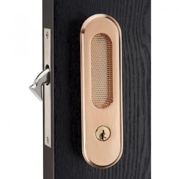 Bathroom Key Lock Sliding Door Handle