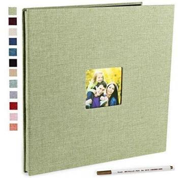 Vienrose Large Self-Adhesive Photo Scrapbook for 4x6 and 8x10