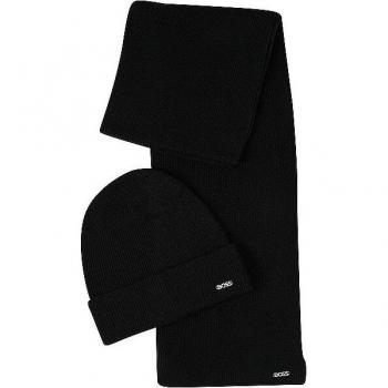 BOSS LIVI Strickset mit Schal und Mütze