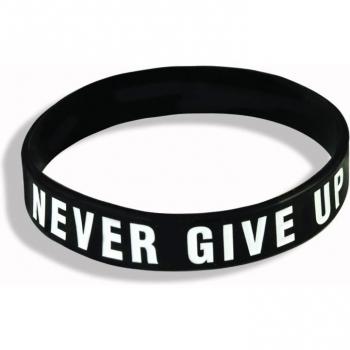 Never Give Up Elastic Wristband