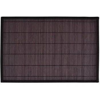 VidaXL 6 Dark Brown Bamboo Dining Placemats 30 x 45 cm
