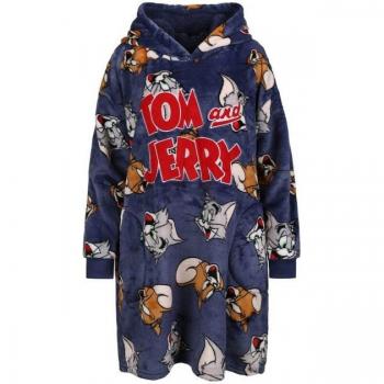 Tee‑capuche Tom et Jerry Femme Bleu Marine