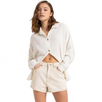 Naturgelbe Roxy Jeansshorts in Chlo Natural – W29