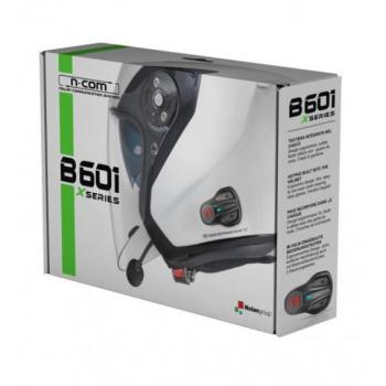 Nolan N-Com 601 X Bluetooth Kommunikationssystem (Schwarz, One Size)