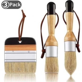 Kit Pinceaux Décoration Bois Murale