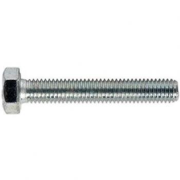 Sealey HT Set Screw M8 X 50MM 8.8 Zinc DIN 933 Pack of 50
