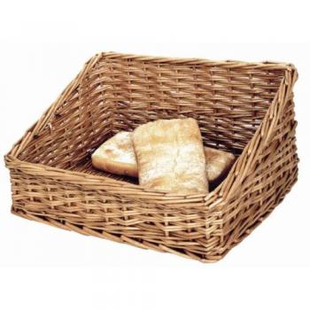 Olympia Rustic Wooden Bread Display Stand, 360mm Width