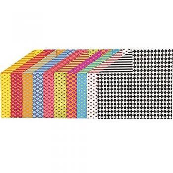 Papier à Motifs Imprimés A4 250 g/m² 20 Feuilles Double Face